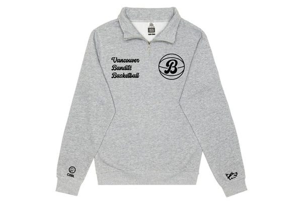 Vancouver Bandits JLH 1/4 Zip Emb Sweatshirt