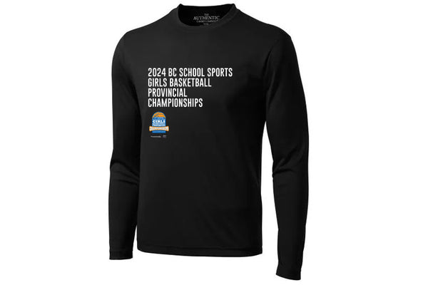 BC School Sports Girls Basketball Provincial Championships  Performance LS Top - Additional Colours